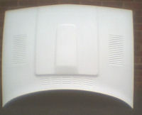 Fiberglass Hood Double Bulge